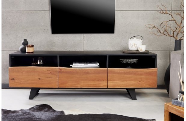 Meuble TV Organic Artwork 140cm Acacia