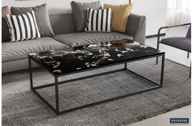 Table basse contemporaine |Table basse original \"New york\" en v...