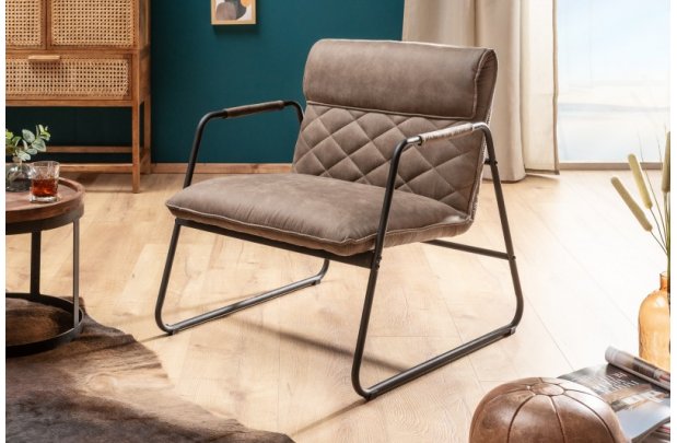 Fauteuil Butterfly en cuir marron Fauteuil |adeniahome.com