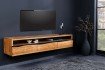 Meuble TV contemporain |Meuble TV style industriel en bois massif e...