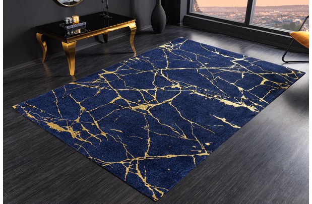 Tapis contemporain tricoté de 120x200cm en laine coloris naturel Ta...