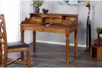 Bureau design de 115cm en bois massif naturel