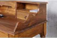 Bureau design de 115cm en bois massif naturel