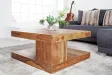 Table basse en bois massif 80 cm