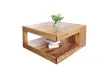 Table basse en bois massif 80 cm