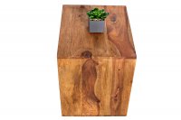 Cube de rangement 45 cm étagère design en bois massif