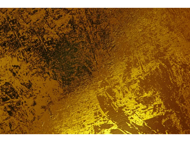 Lampe suspendue hémisphère coloris noir et d'or