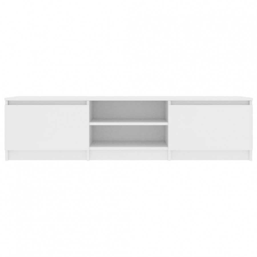 Meuble TV Blanc 140x40x35,5 cm