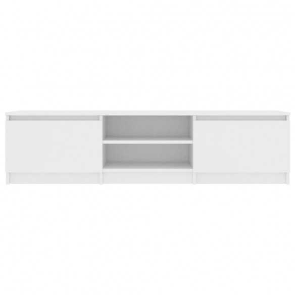 Meuble TV Blanc 140x40x35,5 cm  Meuble TV Blanc 140x40x35,5 cm