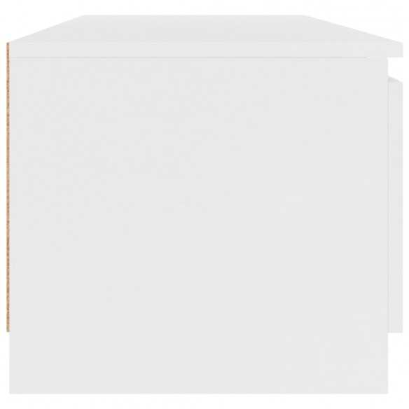 Meuble TV Blanc 140x40x35,5 cm  Meuble TV Blanc 140x40x35,5 cm