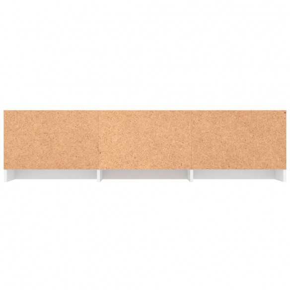 Meuble TV Blanc 140x40x35,5 cm  Meuble TV Blanc 140x40x35,5 cm