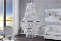 Lustre de luxe Royal 60cm avec des cristaux en strass transparent