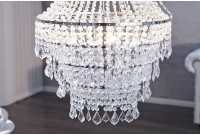 Lustre de luxe Royal 60cm avec des cristaux en strass transparent