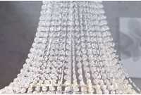 Lustre de luxe Royal 60cm avec des cristaux en strass transparent