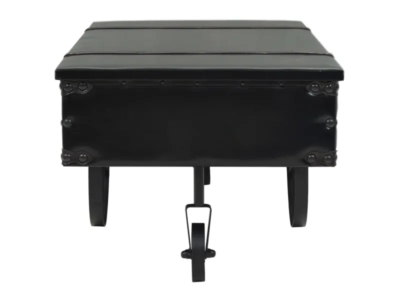 Table basse MDF et bois de sapin 110 x 55 x 43 cm