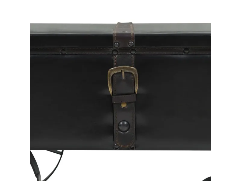 Table basse MDF et bois de sapin 110 x 55 x 43 cm