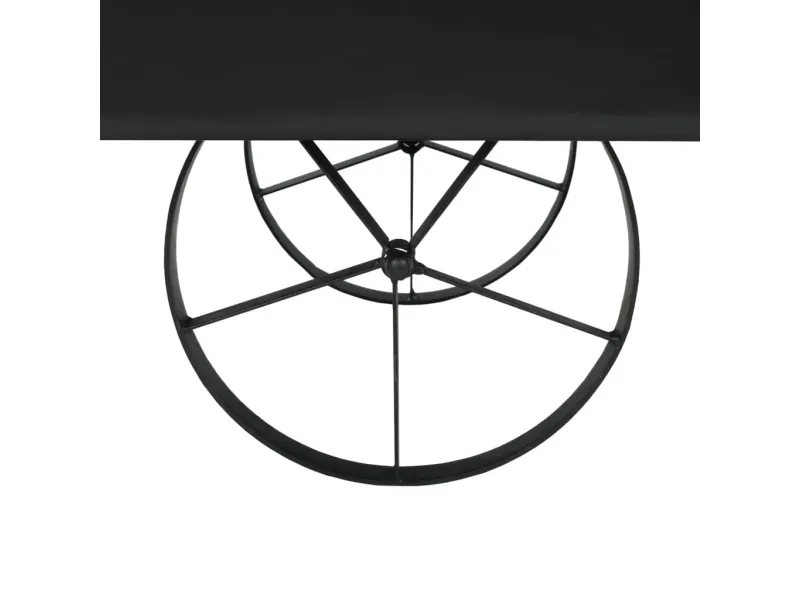 Table basse MDF et bois de sapin 110 x 55 x 43 cm