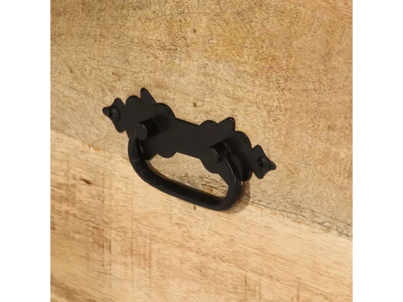 Table basse Bois de manguier brut 70 x 70 x 40 cm