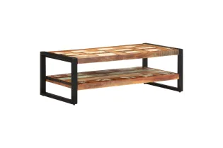 Table basse 120x60x40 cm Bois de récupération solide