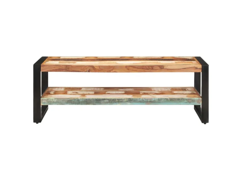 Table basse 120x60x40 cm Bois de récupération solide