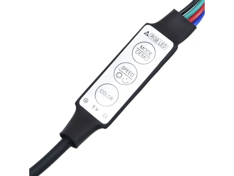 Meuble TV avec lumières LED Gris béton 140x36,5x40 cm