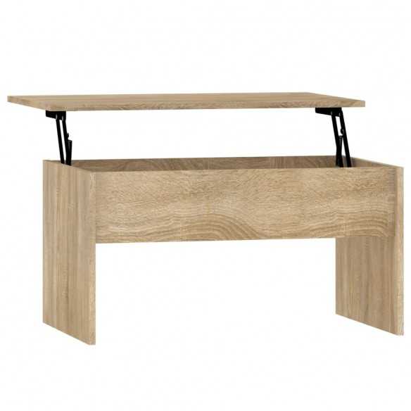 Table basse Chêne sonoma 80x50,5x41,5 cm 