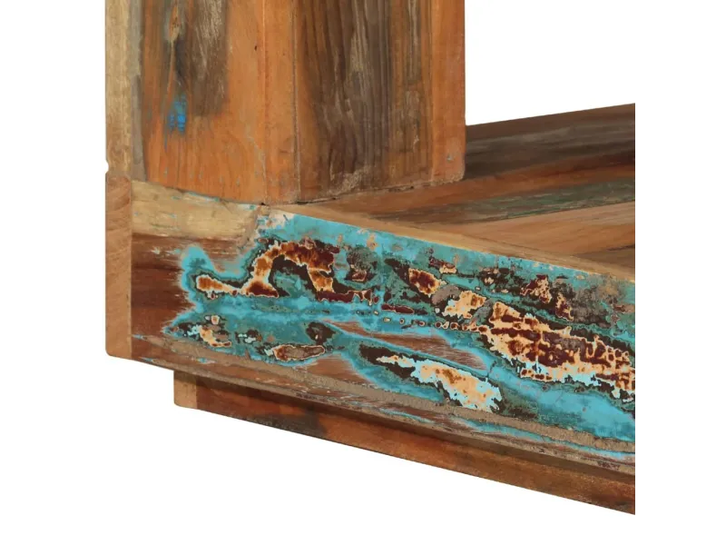 Table basse 45x45x40 cm Bois de récupération massif