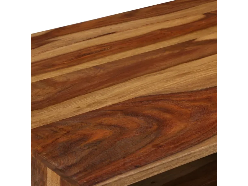 Table basse Bois Sesham massif avec finition miel 110x50x37 cm