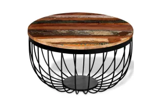 Table basse Bois de récupération massif 2