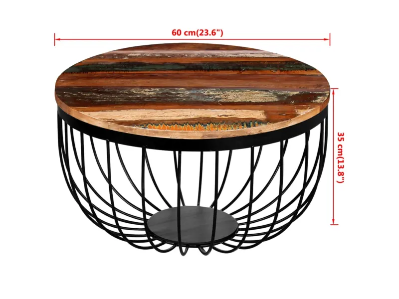 Table basse Bois de récupération massif
