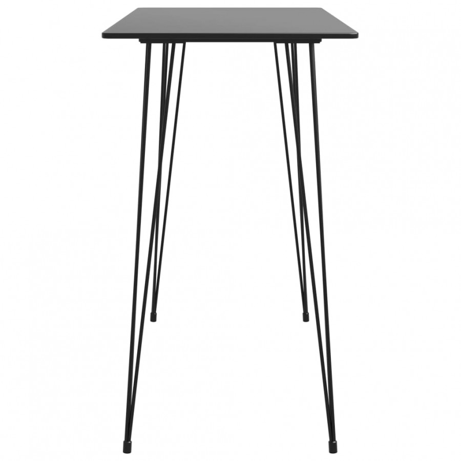 Table de bar Noir 120x60x105 cm