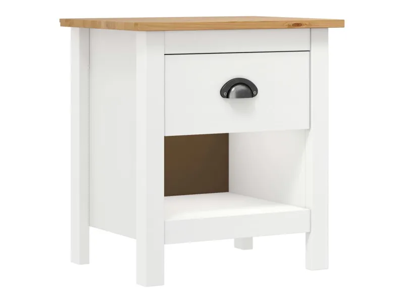 Tables de chevet 2 pcs Hill 46x35x49,5 cm Bois de pin solide