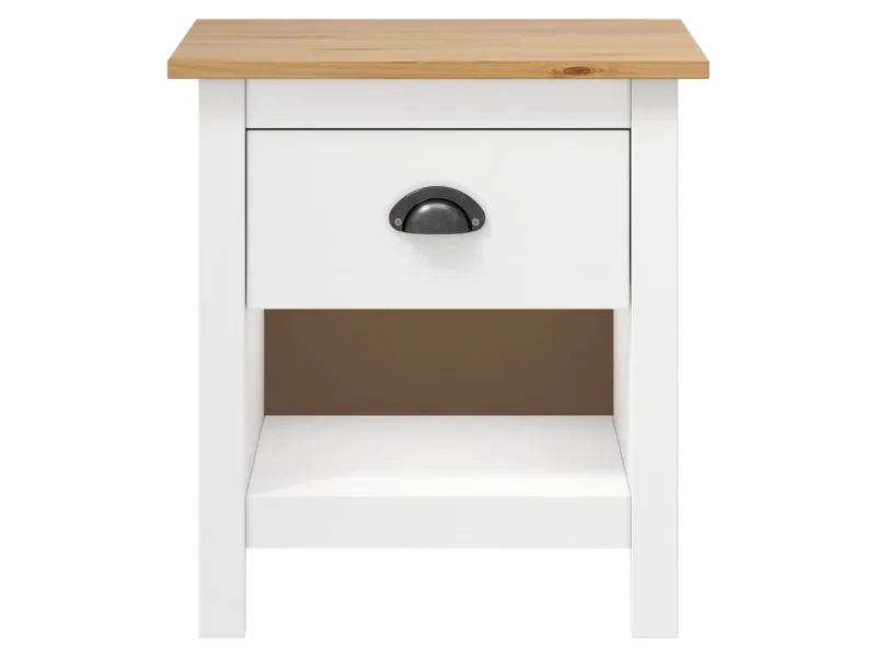 Tables de chevet 2 pcs Hill 46x35x49,5 cm Bois de pin solide