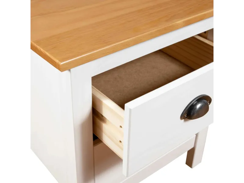 Tables de chevet 2 pcs Hill 46x35x49,5 cm Bois de pin solide