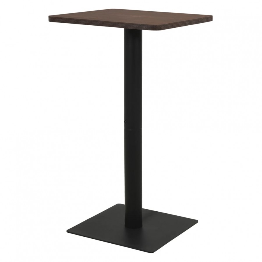 Table de bistro Cendre foncé 60x60x107 cm