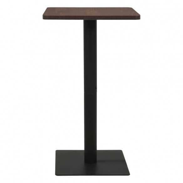 Table de bistro Cendre foncé 60x60x107 cm