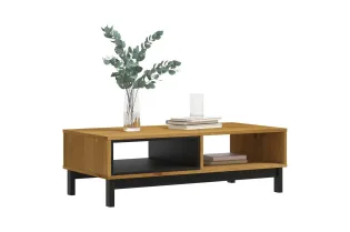 Table basse FLAM 100x50x32,5 cm bois de pin massif