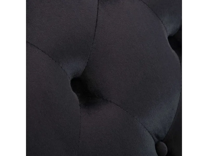 Chaise longue Noir Velours