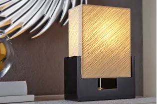 Lampe design en tissu de latex plissé  beige 2