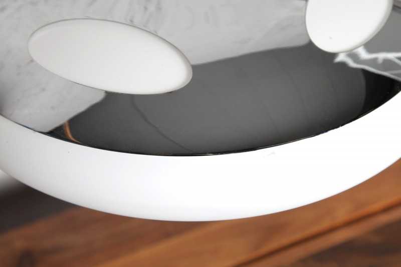 lampe de 45cm en arc chromé
