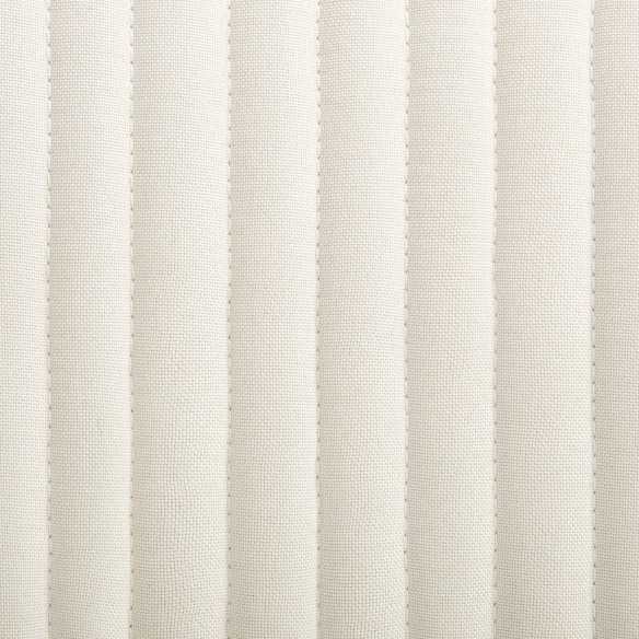 Chaises à manger lot de 2 crème tissu