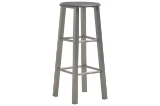 Tabourets de bar lot de 2 anthracite MDF 2
