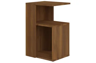 Table d'appoint Chêne marron 36x30x56 cm  2