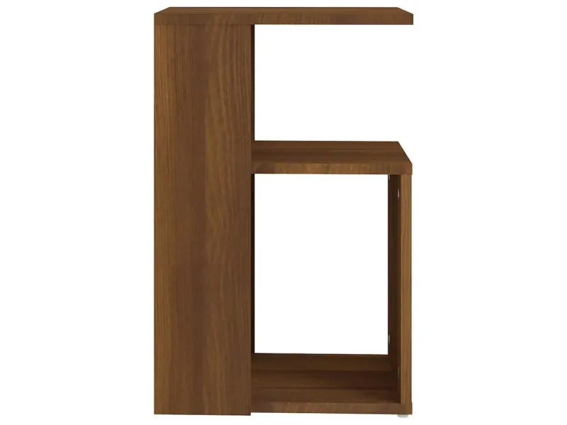 Table d'appoint Chêne marron 36x30x56 cm 