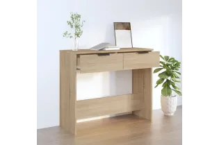 Table console Chêne sonoma 90x36x75 cm 