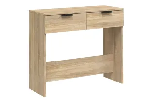 Table console Chêne sonoma 90x36x75 cm  2