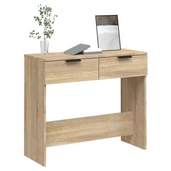 Table console Chêne sonoma 90x36x75 cm 