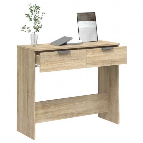 Table console Chêne sonoma 90x36x75 cm 