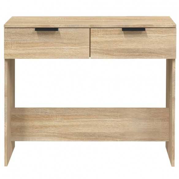 Table console Chêne sonoma 90x36x75 cm 