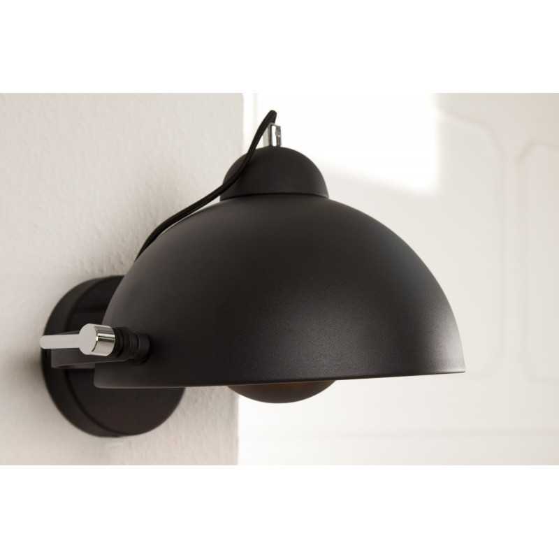 Applique murale en acier inoxydable coloris noir et or